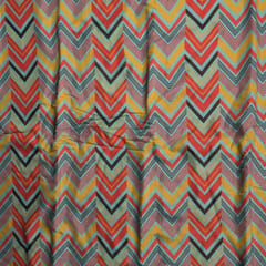 Multi Color Viscose Muslin Digital Printed Fabric