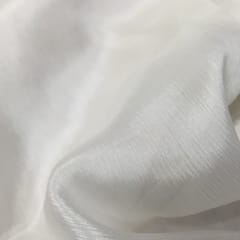 White Dyeable Chinon Chiffon Silk Pure