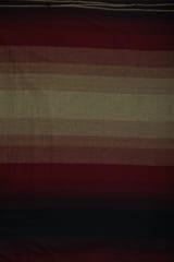 Maroon Color Cotton Stripes Printed Shaded Fabric