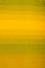 Yellow Color Cotton Stripes Printed Shaded Fabric