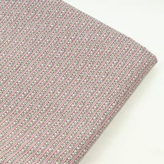 Pink Color Cotton Flex Printed Fabric