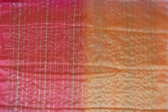 Multi Color Ombre Organza Embroidered Fabric