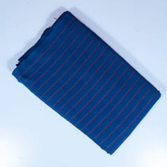 5 Mtr Blue Color Cotton Dobby Set