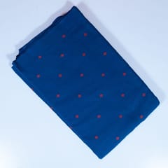 5 Mtr Blue Color Cotton Dobby Set