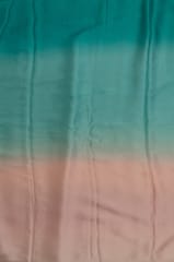 Multi Color Georgette Satin Ombre Printed Fabric