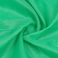 Green Color Kota Doria Fabric