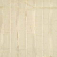 Off White Color Dyeable Leeno Cotton Dobby Fabric