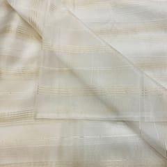 White Dyeable Organza Sequins Embroidery