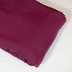 Wine Color Banana Crepe Fabric