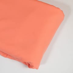 Peach Color Banana Crepe Fabric