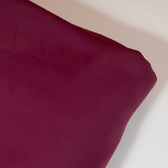 Wine Color Banana Crepe Fabric