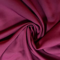 Wine Color Banana Crepe Fabric