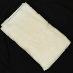 White Dyeable Organza Embroidered Fabric