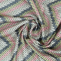 Multi Color Pashmina Printed Fabric