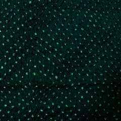 Green Color Modal Satin Bandhani Fabric