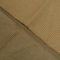 Dyeable Kota Check Zari Fabric