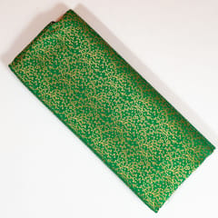 Green Color Satin Brocade Fabric