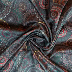 Multi Color Poplin Lycra Printed Fabric