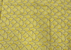 Printed Cotton Cambric Yellow Abstract