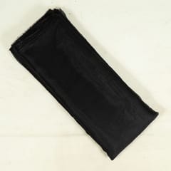 Black Color Organza Chiffon Fabric