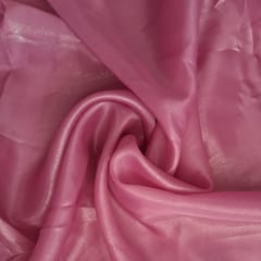 Onion Pink Color Shimmer Organza Fabric