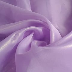 Light Purple Color Shimmer Organza Fabric