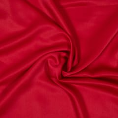 Red Color Gucci Satin Fabric