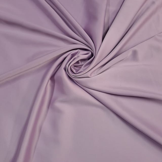 Lavender Color Crepe Satin Fabric