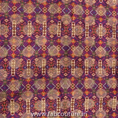 Jacquard Silk Digital Patola Printed Fabric (90Cm Piece)