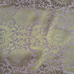 Light Pink Color Semi Brocade Fabric