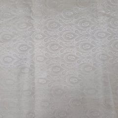 Light Golden Color Semi Brocade Fabric