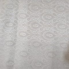 Light Golden Color Semi Brocade Fabric