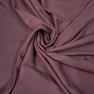 Dark Lilac Color Suede Fabric