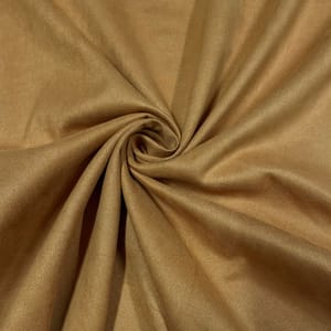 Mustard Color Suede Fabric