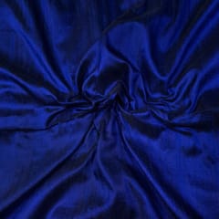 Navy Blue Color 70Gm Raw Silk Fabric