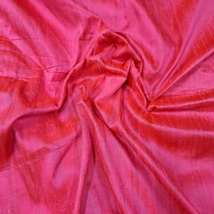 Pink Color 70Gm Raw Silk Fabric