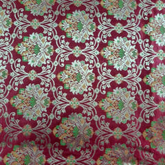 Maroon Color Brocade Fabric