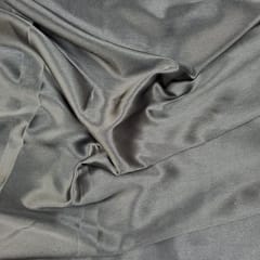 Dark Grey Color Poly Satin Fabric