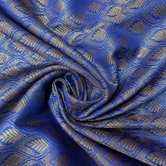 Blue Color Brocade Fabric