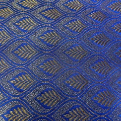 Blue Color Brocade Fabric