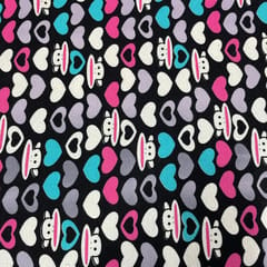 Multi Color Woolen Printed Fabric