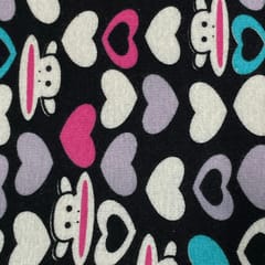 Multi Color Woolen Printed Fabric