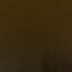 Dark Brown Color Woolen Plain Fabric