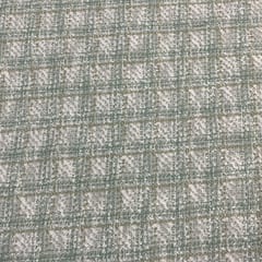 Sea Green Color Tweed Fabric