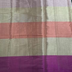 Multi Color Pure Silk Tissue Fabric