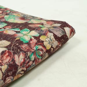 Multi Color Corduroy Printed Fabric