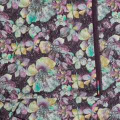 Multi Color Corduroy Printed Fabric