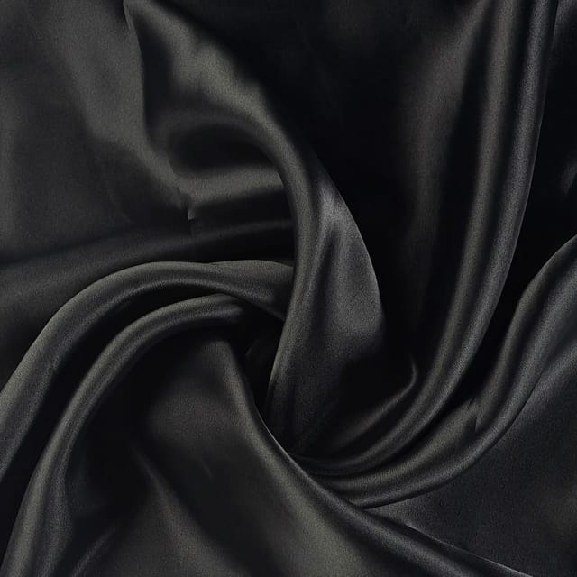 Black Color Organza Fabric