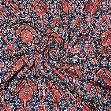 Multi Color Georgette Printed Fabric