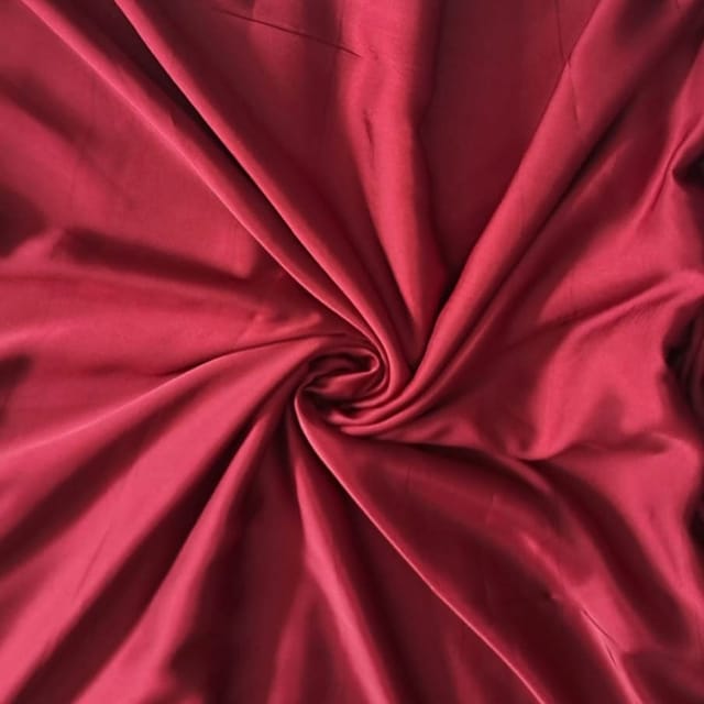 Maroon Color Armani Satin Fabric